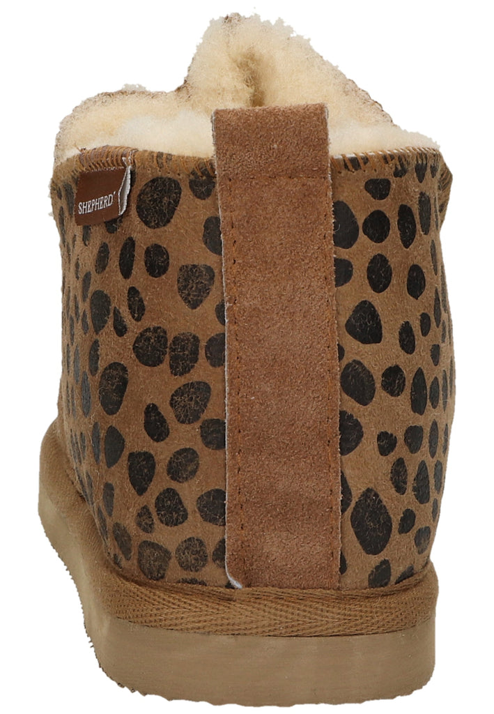 Shepherd Hausschuhe Leder Chestnut Warmfutter