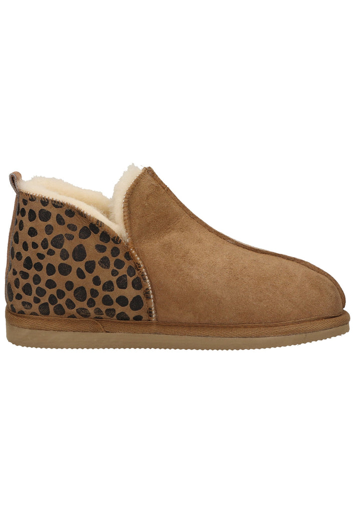 Shepherd Hausschuhe Leder Chestnut Warmfutter