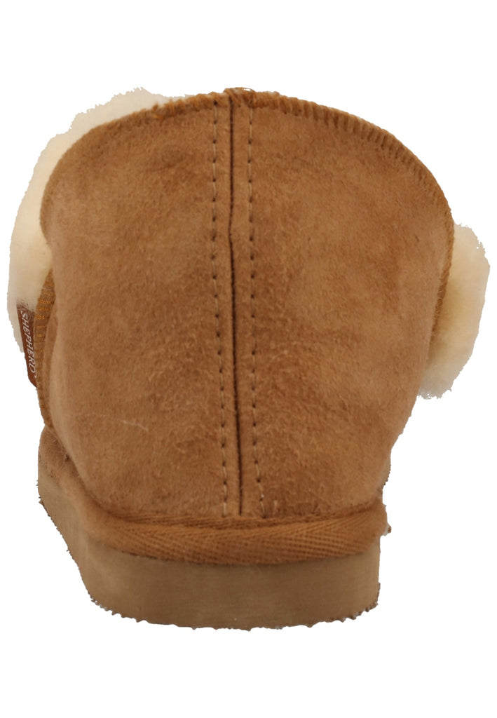 Shepherd Hausschuhe Leder Chestnut Warmfutter