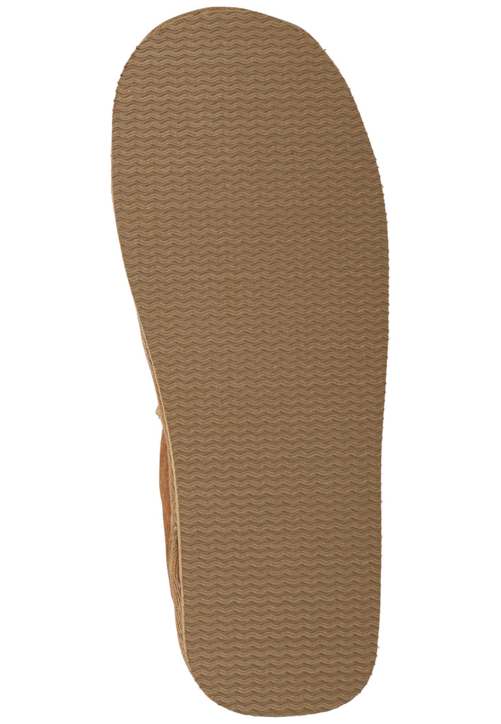 Shepherd Hausschuhe Leder Cognac Warmfutter