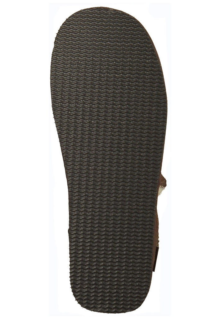 Shepherd Hausschuhe Leder Dunkelbraun Warmfutter