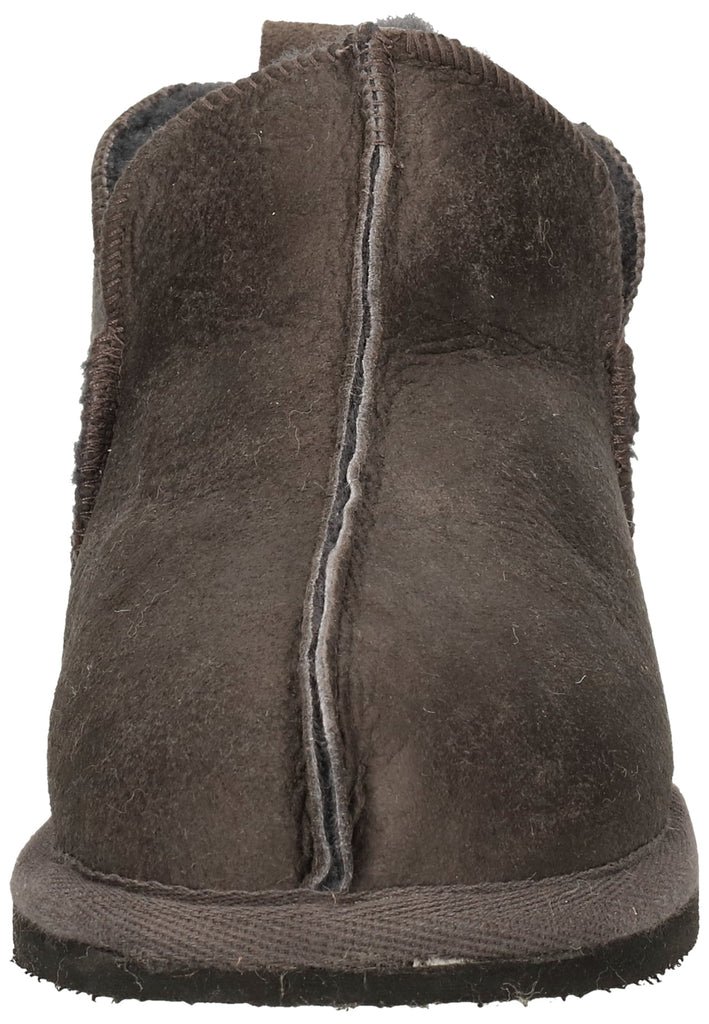 Shepherd Hausschuhe Leder Dunkelgrau