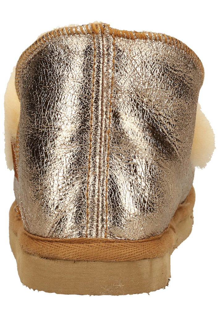 Shepherd Hausschuhe Leder Gold