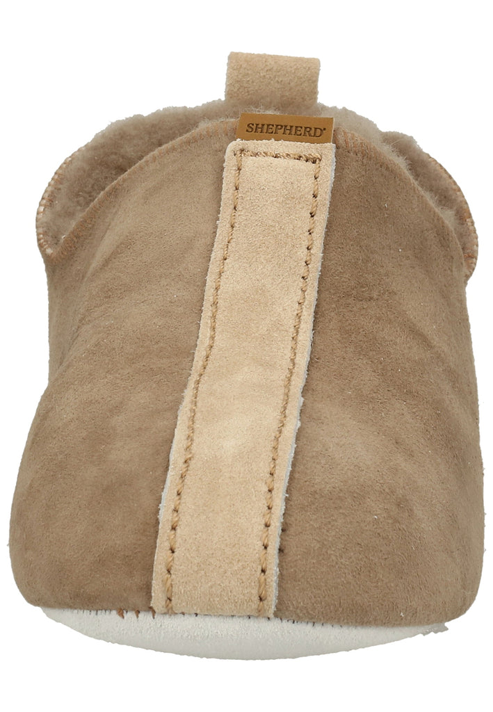 Shepherd Hausschuhe Leder Grau Warmfutter