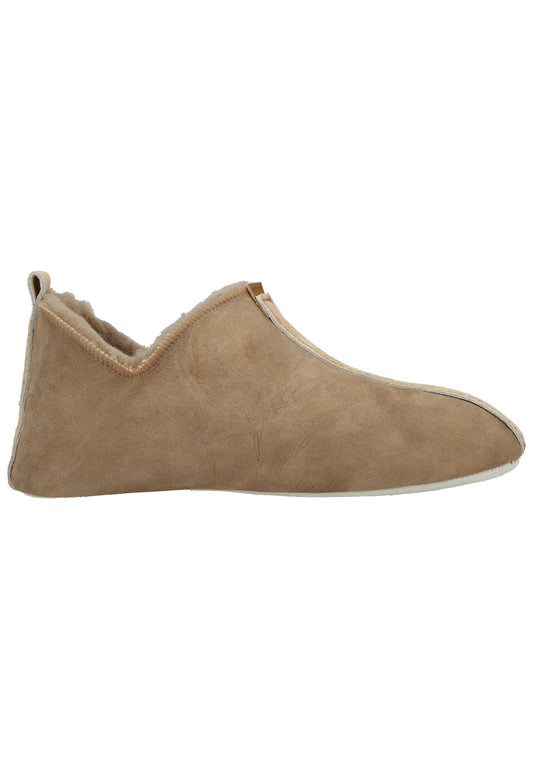 Shepherd Hausschuhe Leder Grau Warmfutter