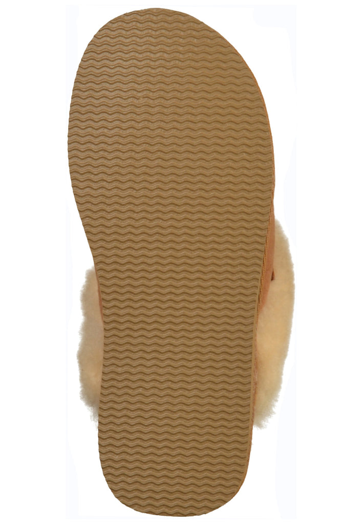 Shepherd Hausschuhe Leder Kastanie Warmfutter