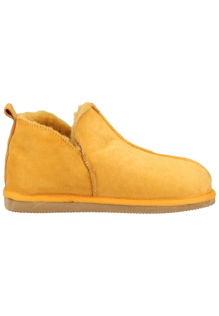 Shepherd Hausschuhe Leder Mustard Warmfutter