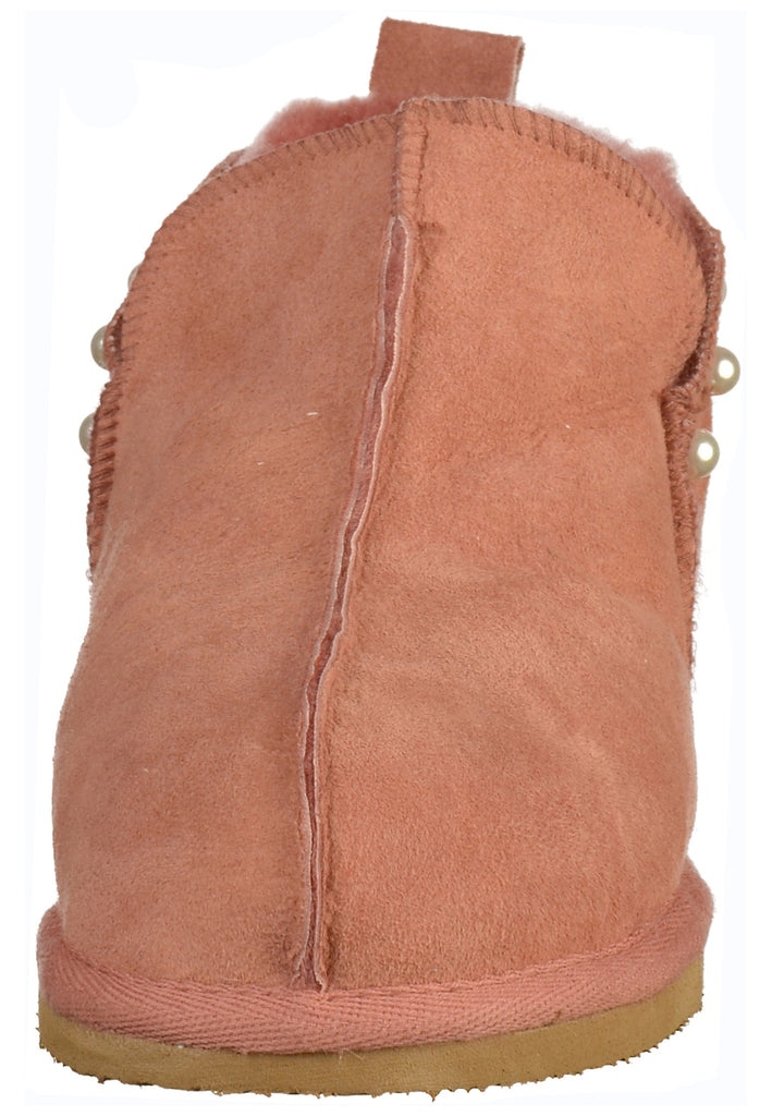 Shepherd Hausschuhe Leder Rosa