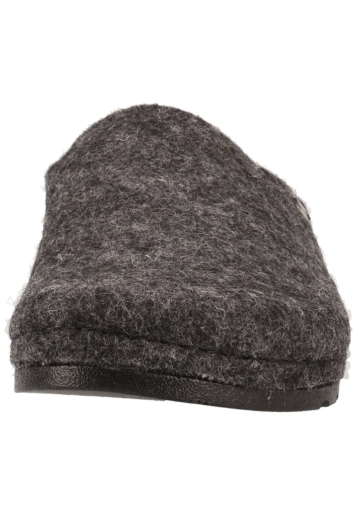 Shepherd Hausschuhe Leder Schwarz