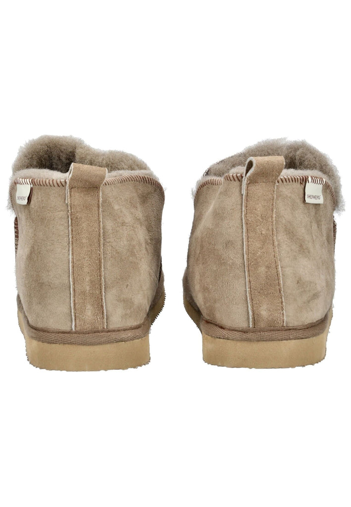 Shepherd Hausschuhe Leder Stone