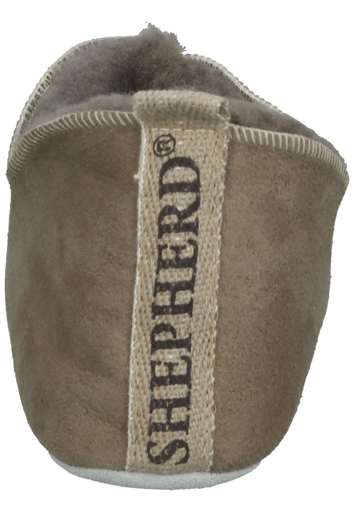 Shepherd Hausschuhe Leder Stone