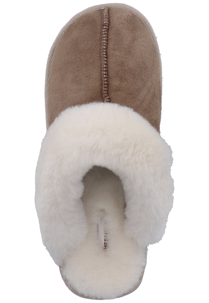 Shepherd Hausschuhe Leder Stone Warmfutter