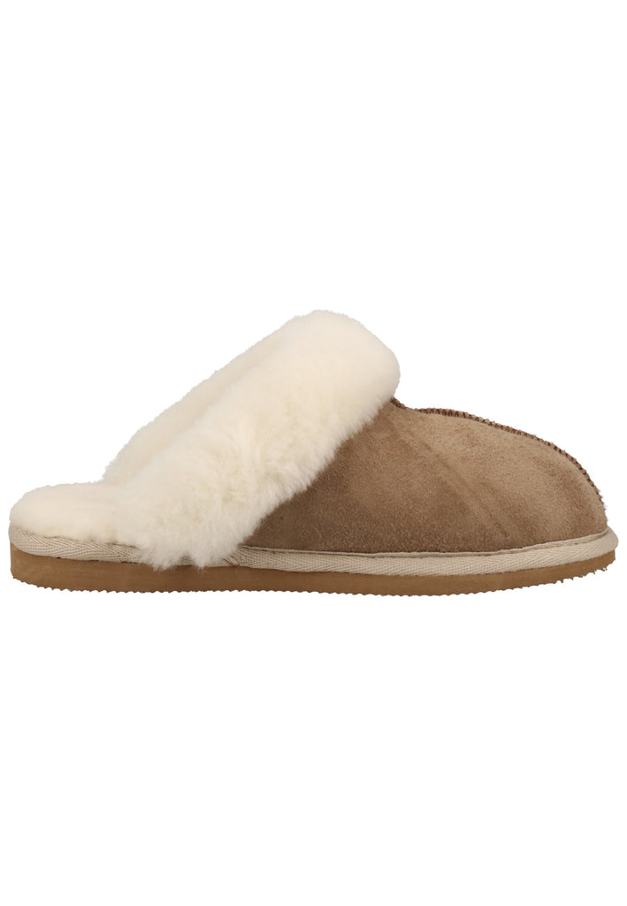Shepherd Hausschuhe Leder Stone Warmfutter