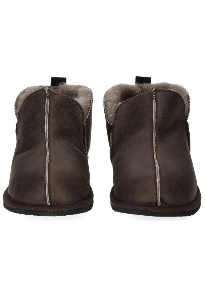 Shepherd Hausschuhe Leder Stone Warmfutter