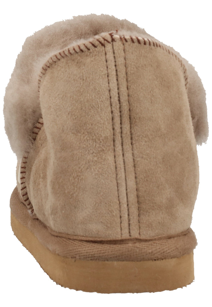 Shepherd Hausschuhe Leder Stone Warmfutter