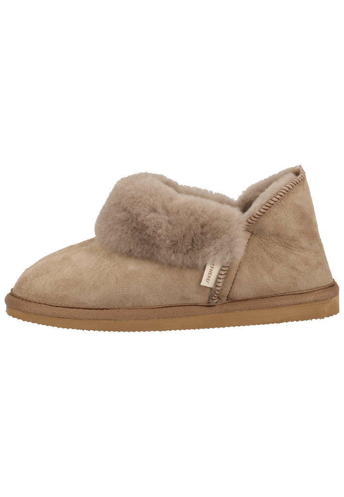 Shepherd Hausschuhe Leder Stone Warmfutter