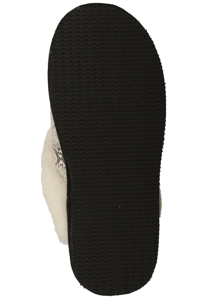 Shepherd Hausschuhe Leder Weiß