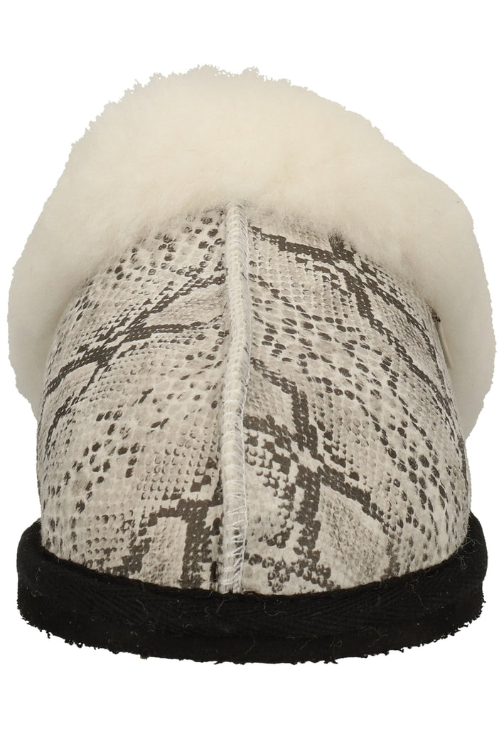 Shepherd Hausschuhe Leder Weiß