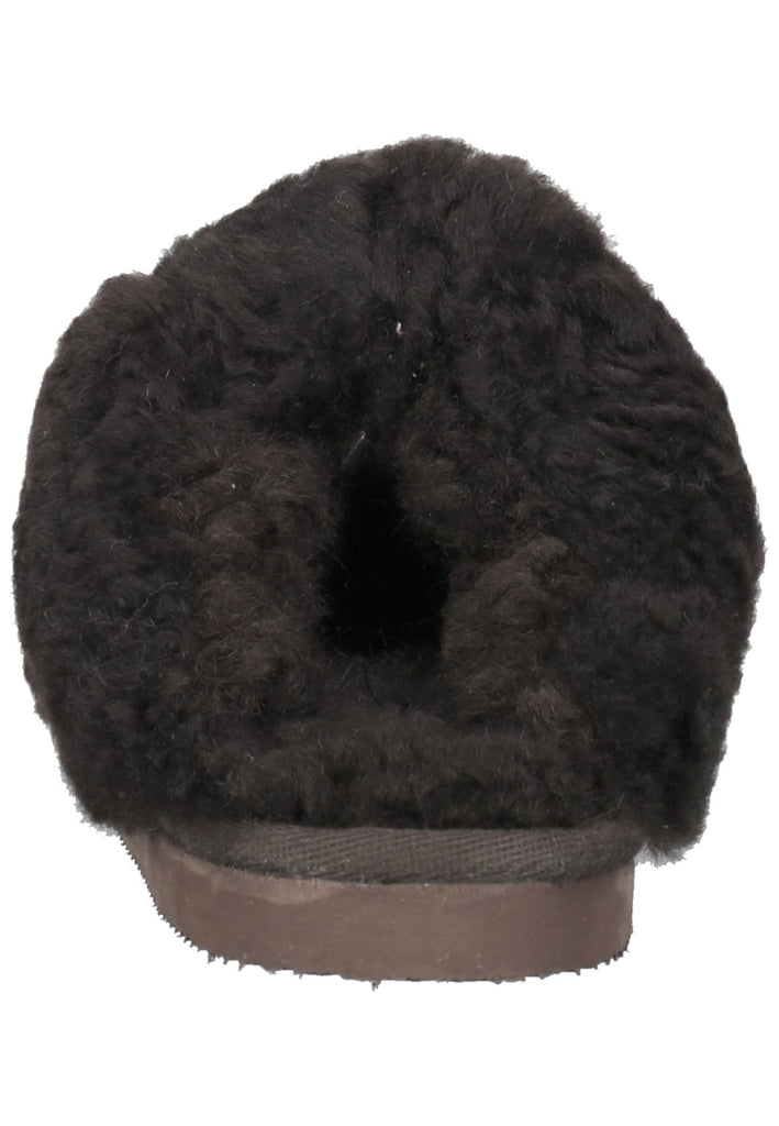 Shepherd Hausschuhe Schurwolle Braun Warmfutter