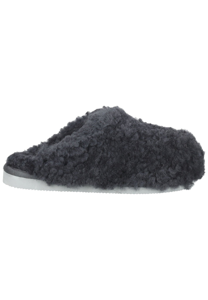 Shepherd Hausschuhe Schurwolle Grau Warmfutter