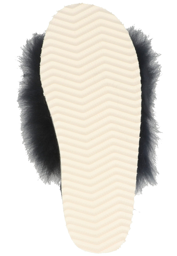 Shepherd Hausschuhe Schurwolle Marine