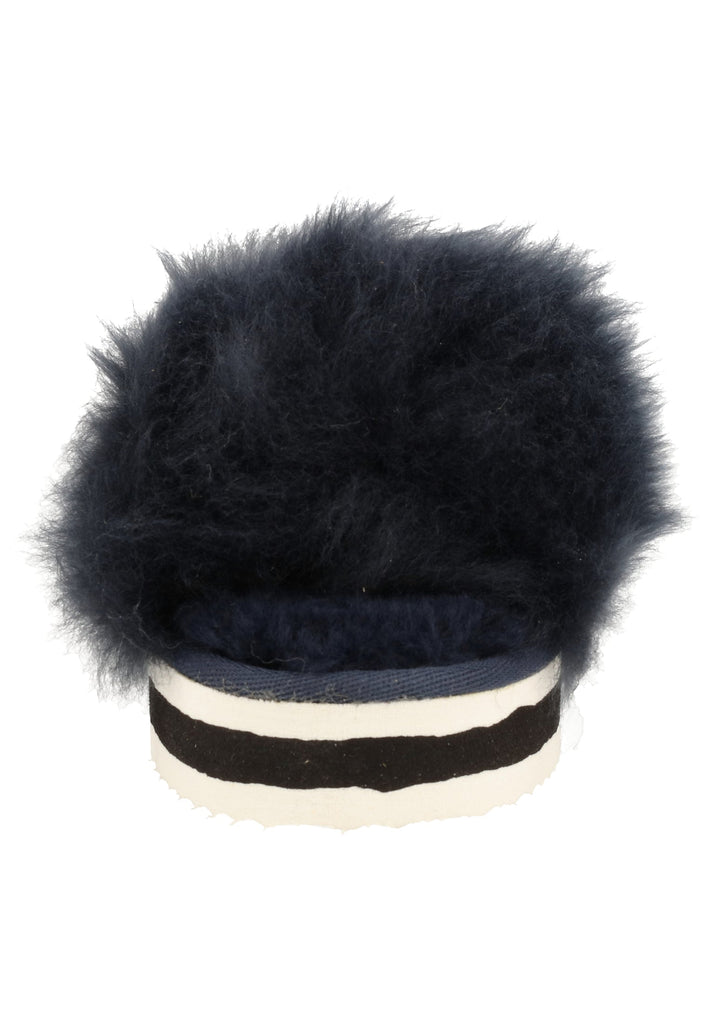 Shepherd Hausschuhe Schurwolle Marine