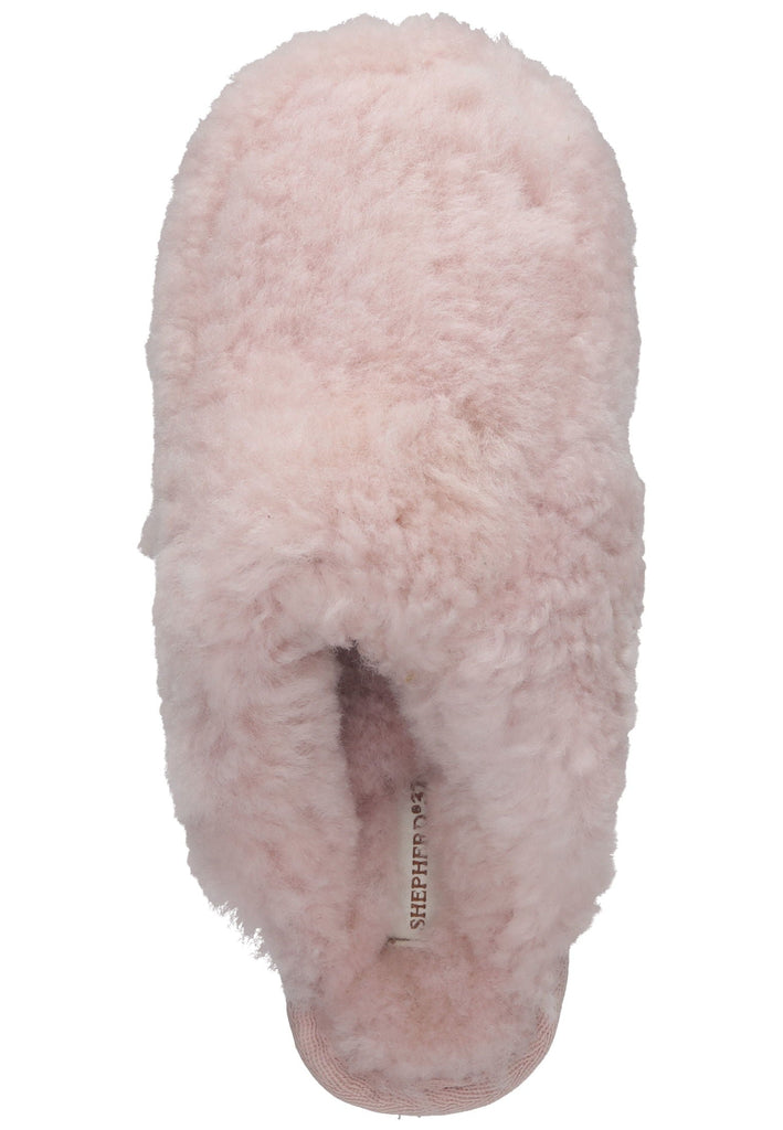 Shepherd Hausschuhe Schurwolle Pink Warmfutter