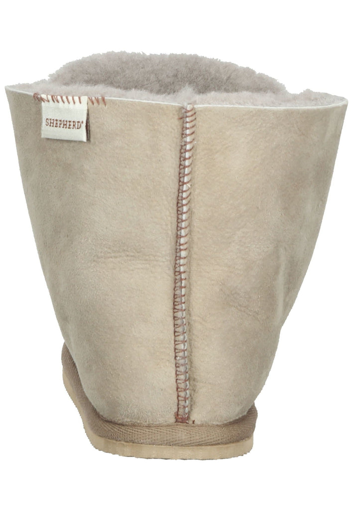 Shepherd Hausschuhe Schurwolle Stein Warmfutter