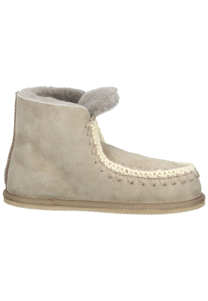 Shepherd Hausschuhe Schurwolle Stein Warmfutter