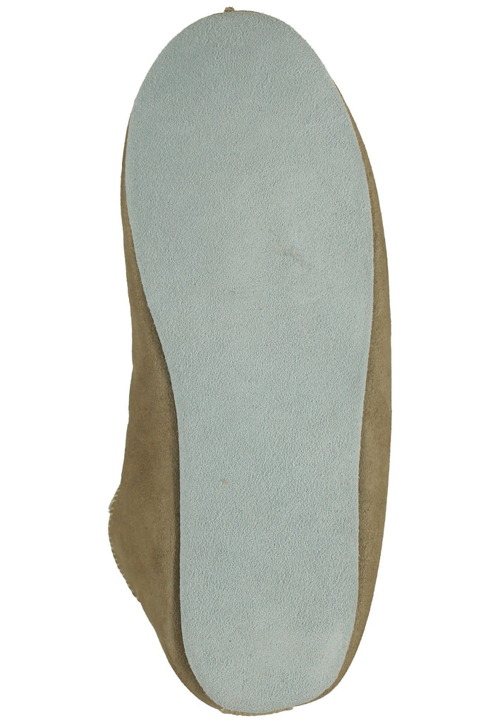 Shepherd Hausschuhe Veloursleder Grau