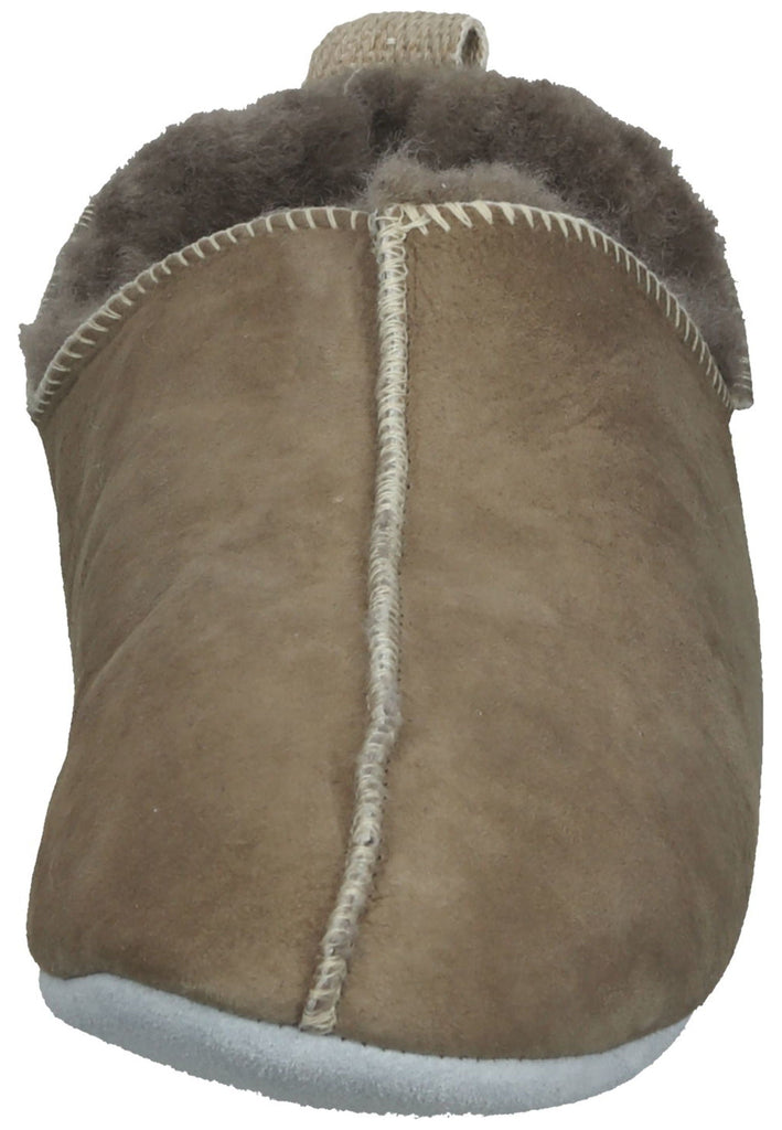 Shepherd Hausschuhe Veloursleder Grau