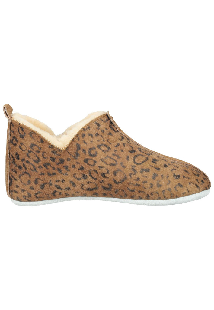 Shepherd Hausschuhe Veloursleder Kastanie Warmfutter