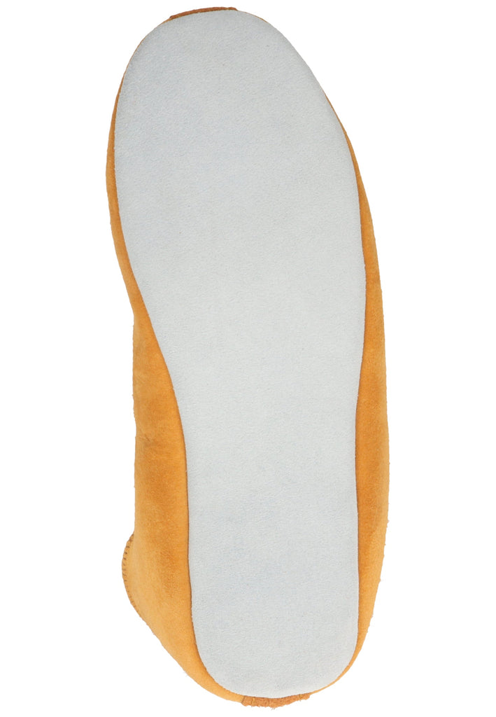 Shepherd Hausschuhe Veloursleder Senf