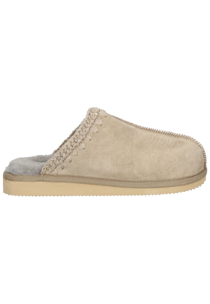 Shepherd Hausschuhe Veloursleder Stein Warmfutter