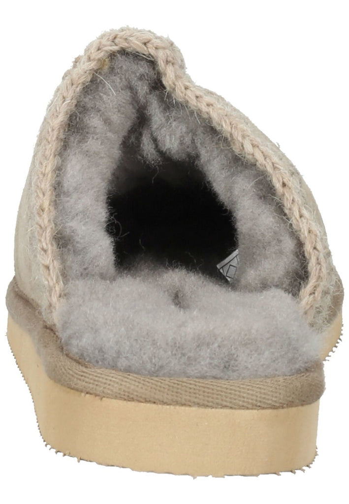 Shepherd Hausschuhe Veloursleder Stein Warmfutter