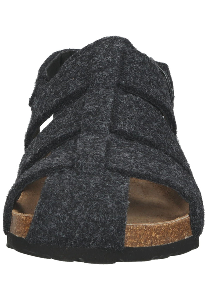 Shepherd Hausschuhe Wolle Asphalt