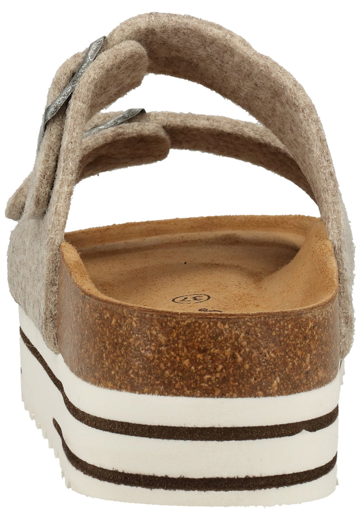 Shepherd Hausschuhe Wolle Beige