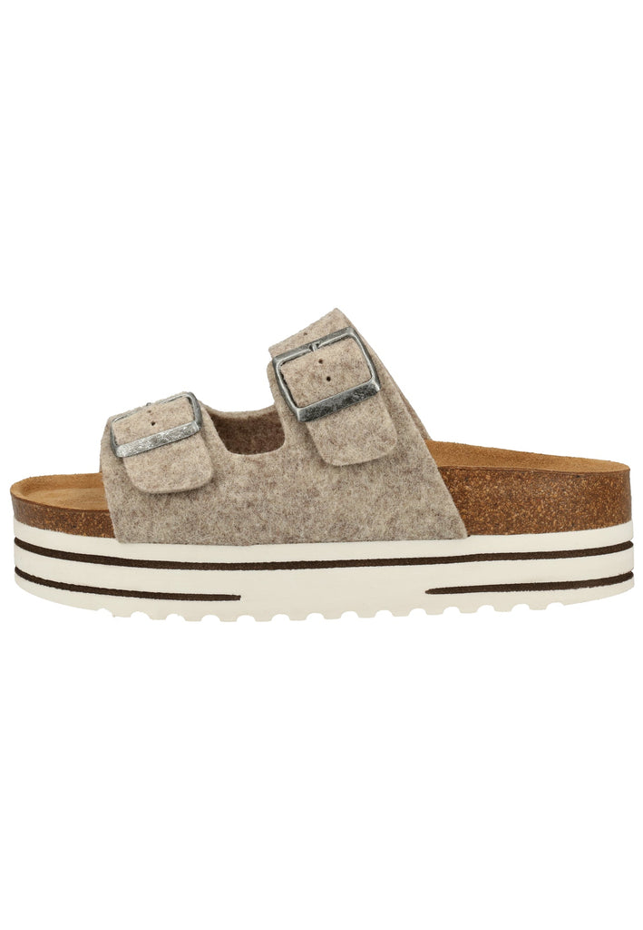 Shepherd Hausschuhe Wolle Beige