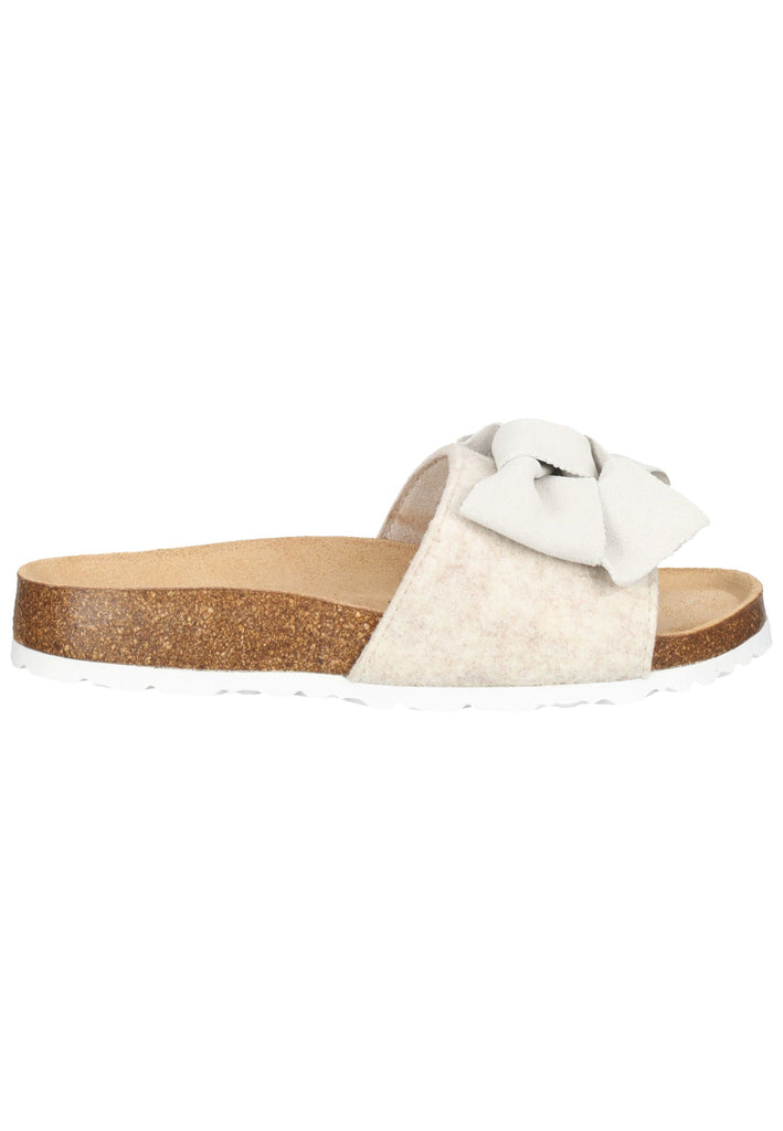 Shepherd Hausschuhe Wolle Creme