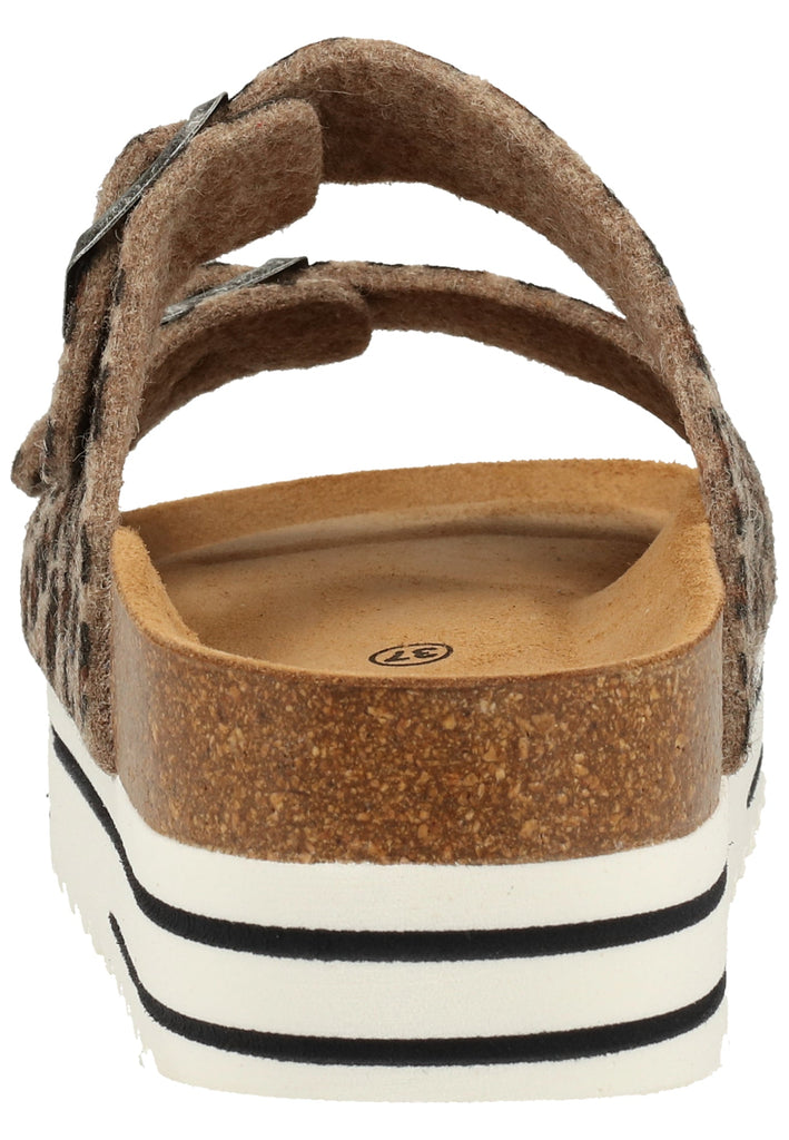 Shepherd Hausschuhe Wolle Leopard