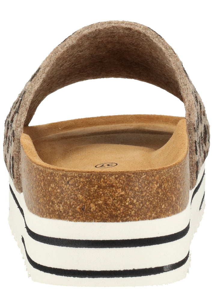 Shepherd Hausschuhe Wolle Leopard