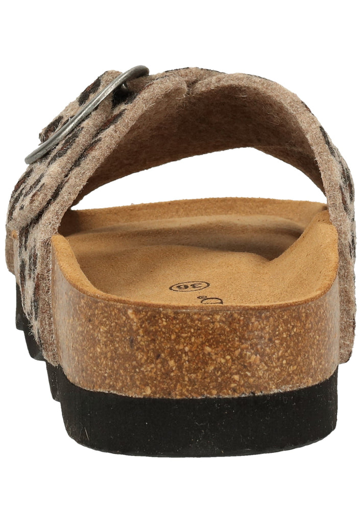 Shepherd Hausschuhe Wolle Leopard