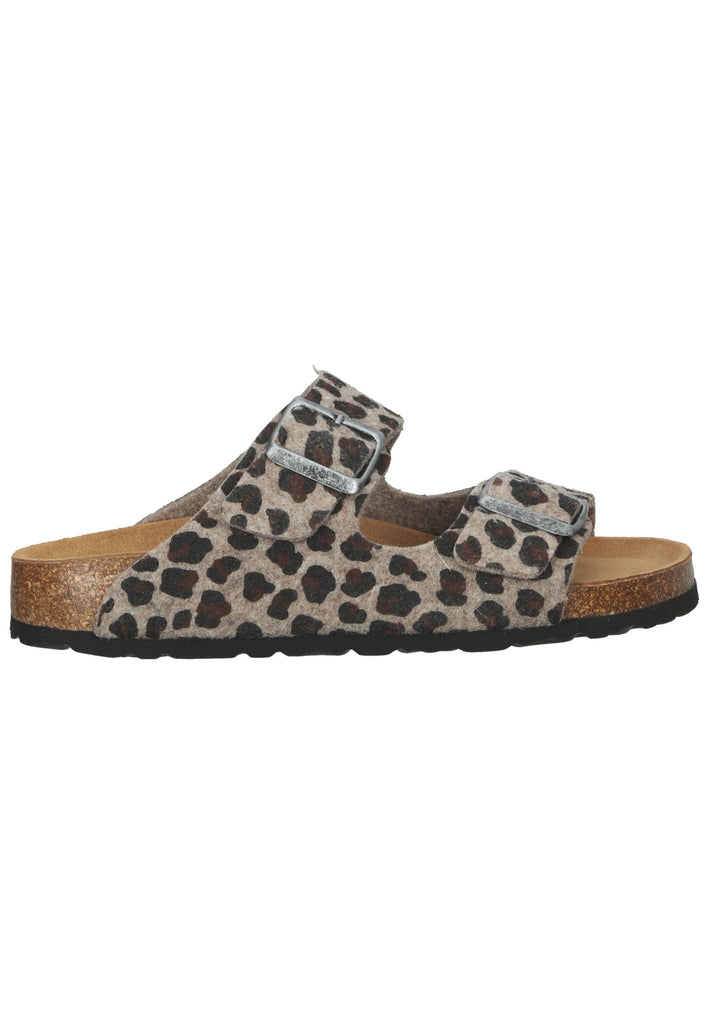 Shepherd Hausschuhe Wolle Leopard