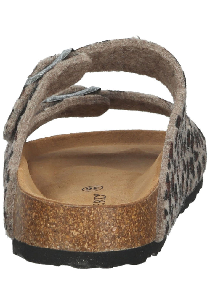 Shepherd Hausschuhe Wolle Leopard