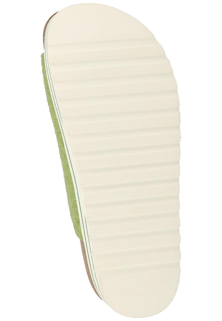 Shepherd Hausschuhe Wolle Lime