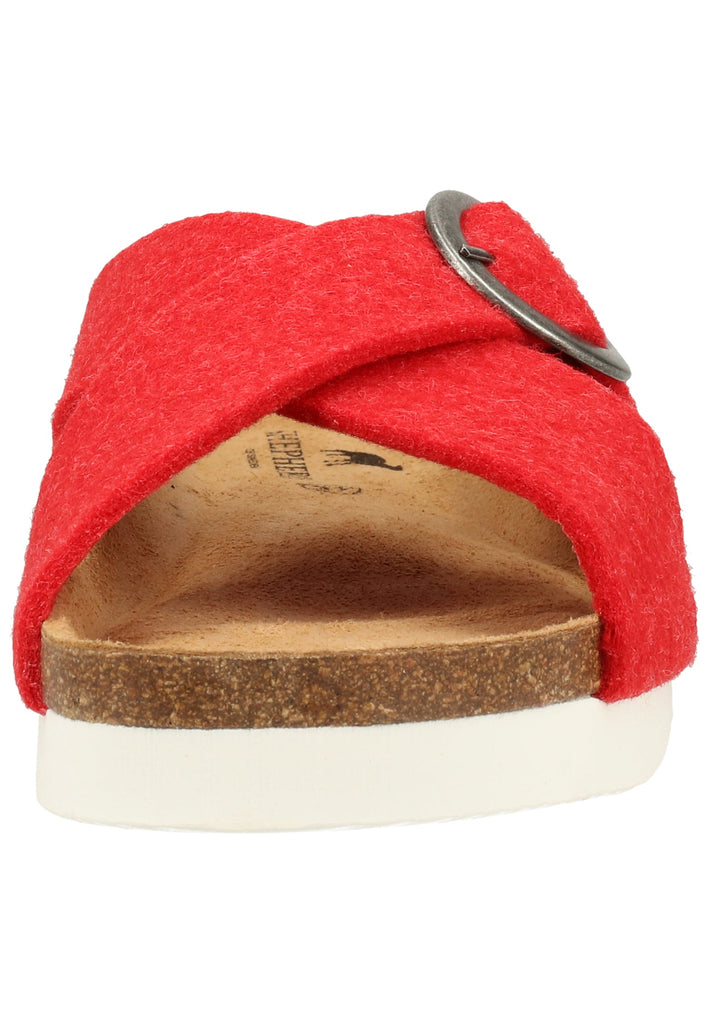 Shepherd Hausschuhe Wolle Rot