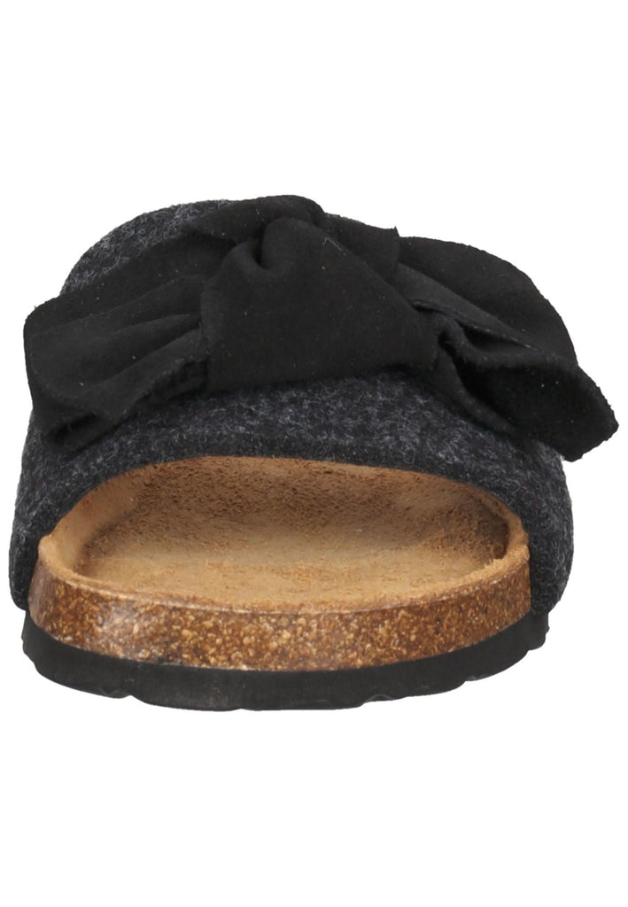 Shepherd Hausschuhe Wolle Schwarz