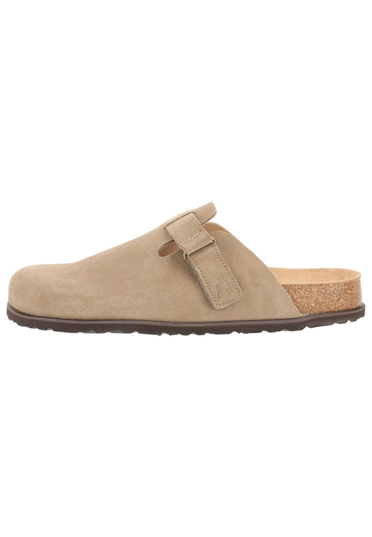 Shepherd Pantoletten Leder Taupe