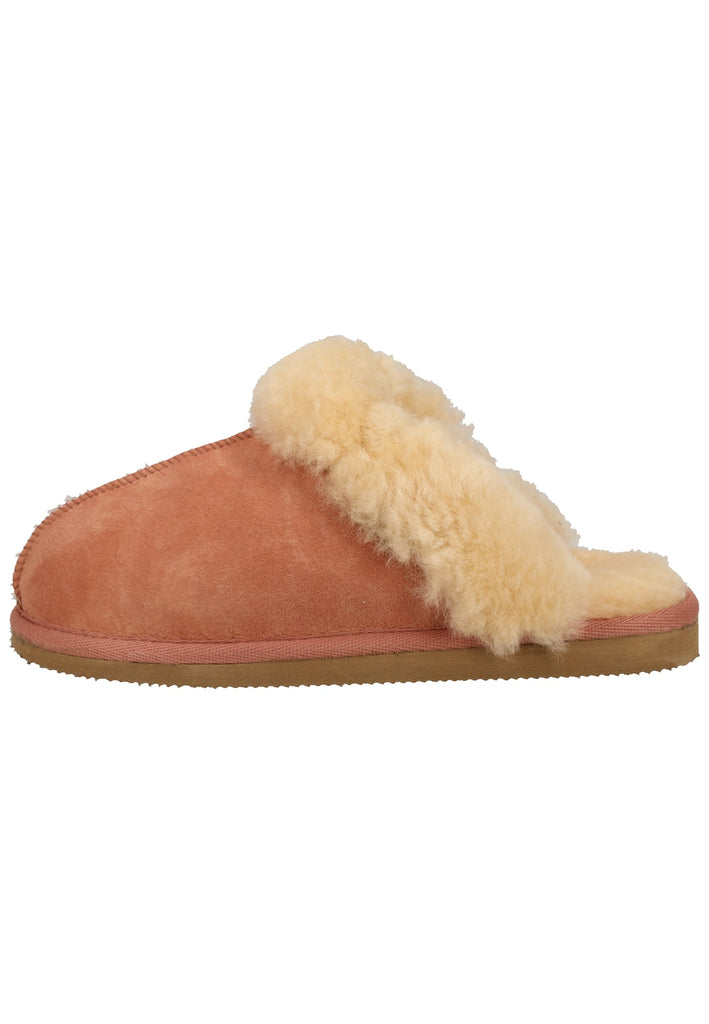 Pantoletten Shepherd Hausschuhe Leder Chestnut Warmfutter
