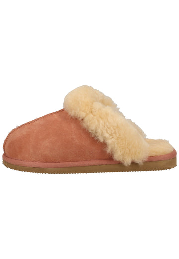 Pantoletten Shepherd Hausschuhe Leder Chestnut Warmfutter